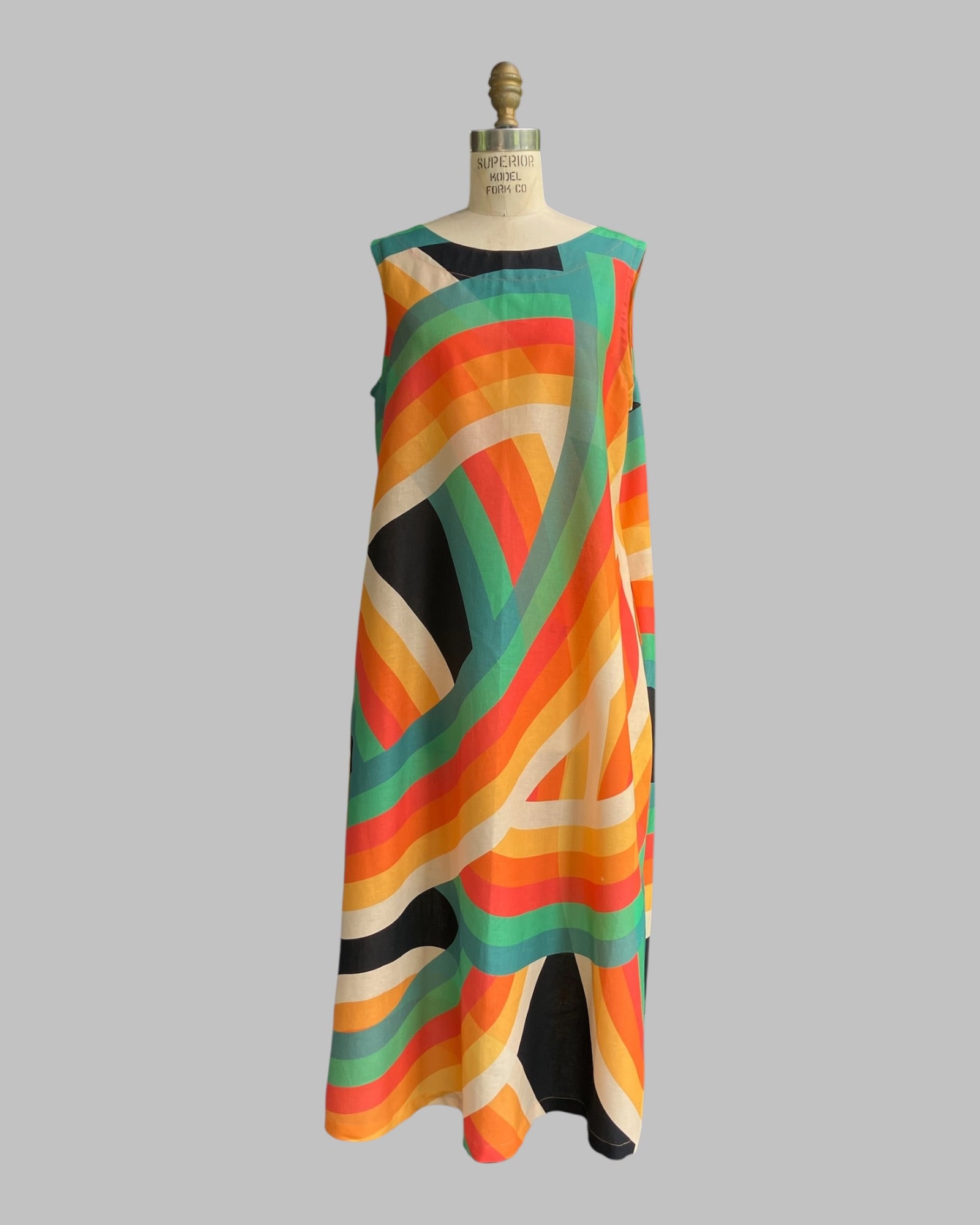 Long Dress in Black Rainbow LIMITED EDITION