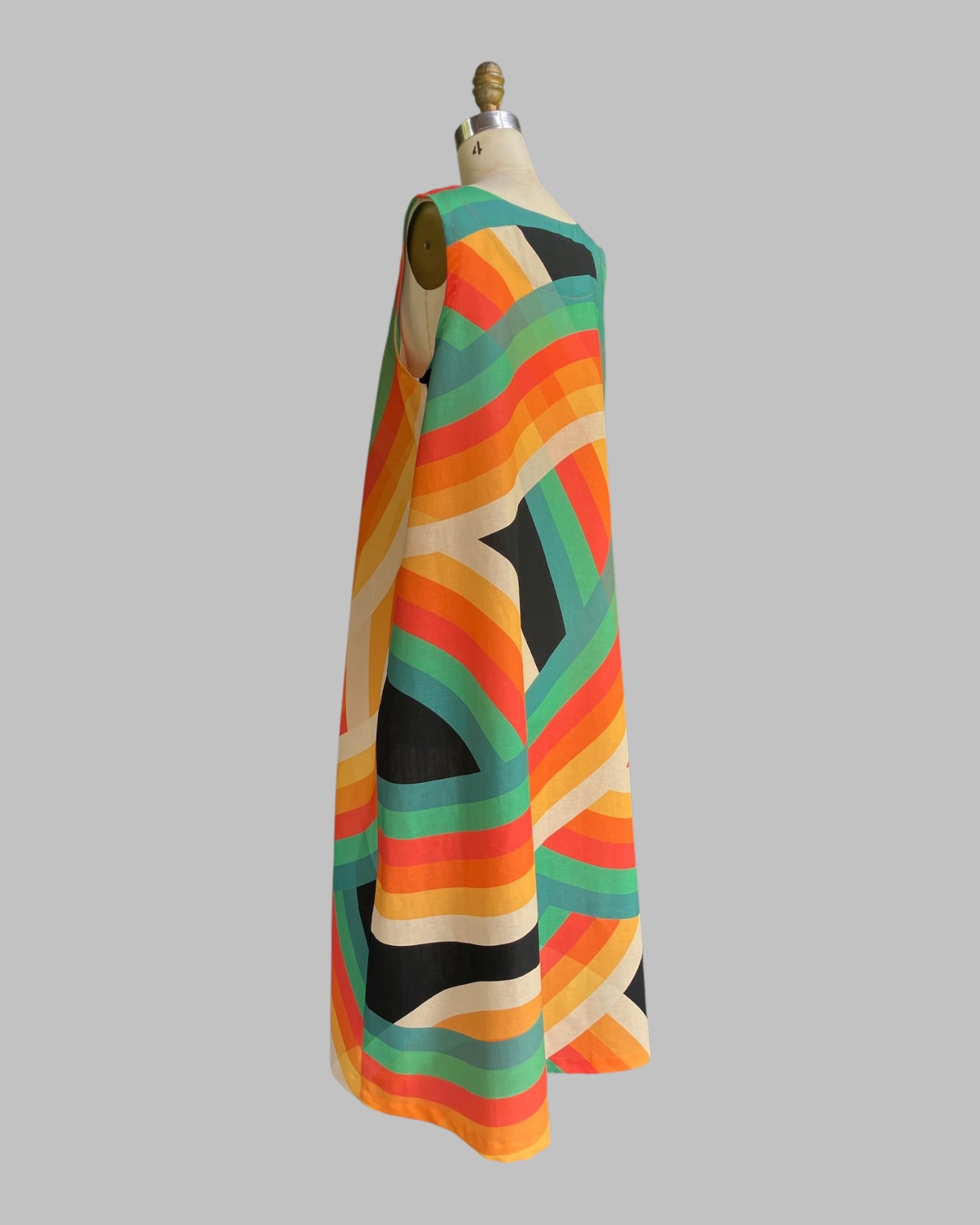 Long Dress in Black Rainbow LIMITED EDITION