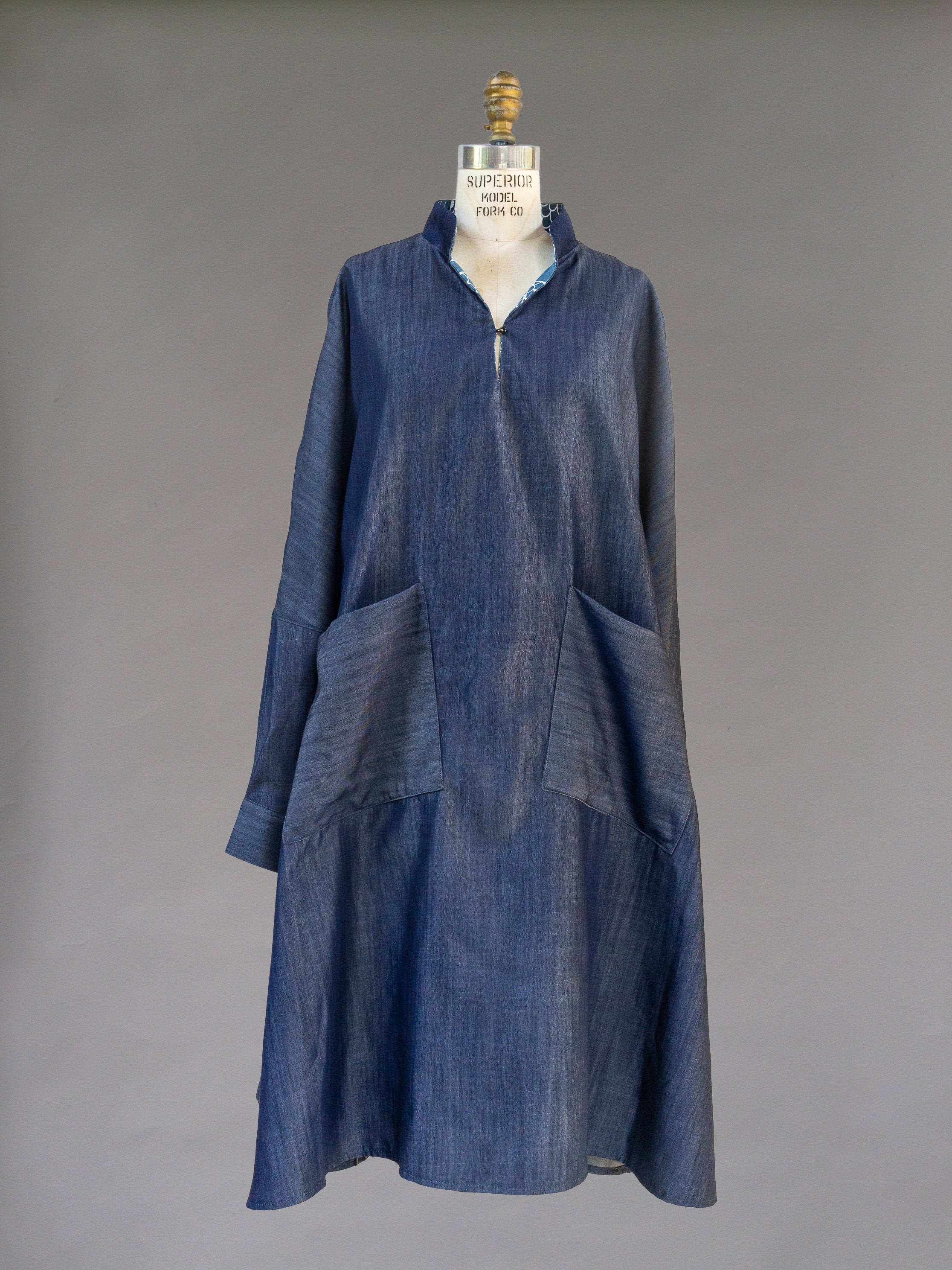 Margrethe Dress Tencel Denim