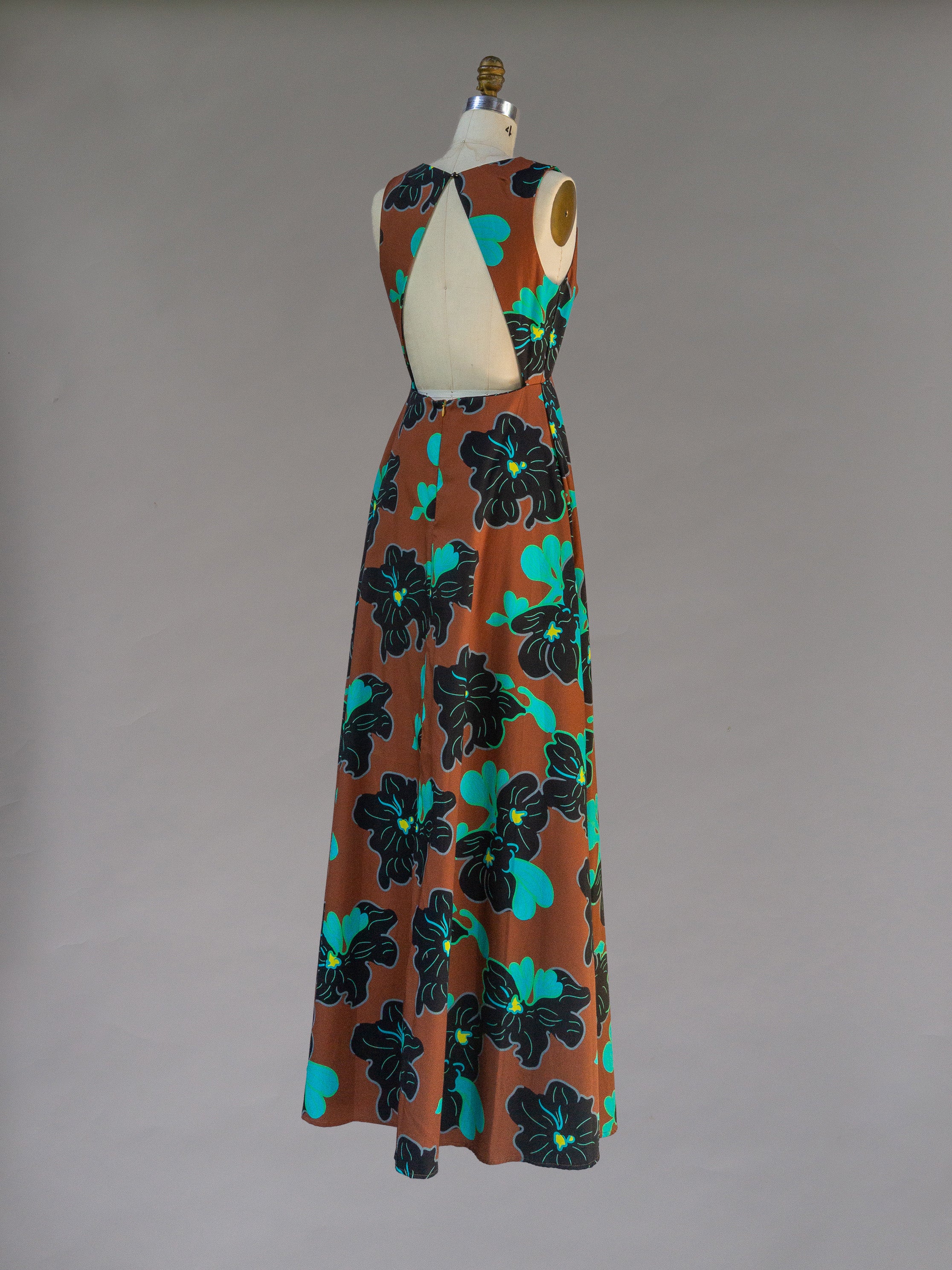 Origami Dress 1961 Chestnut