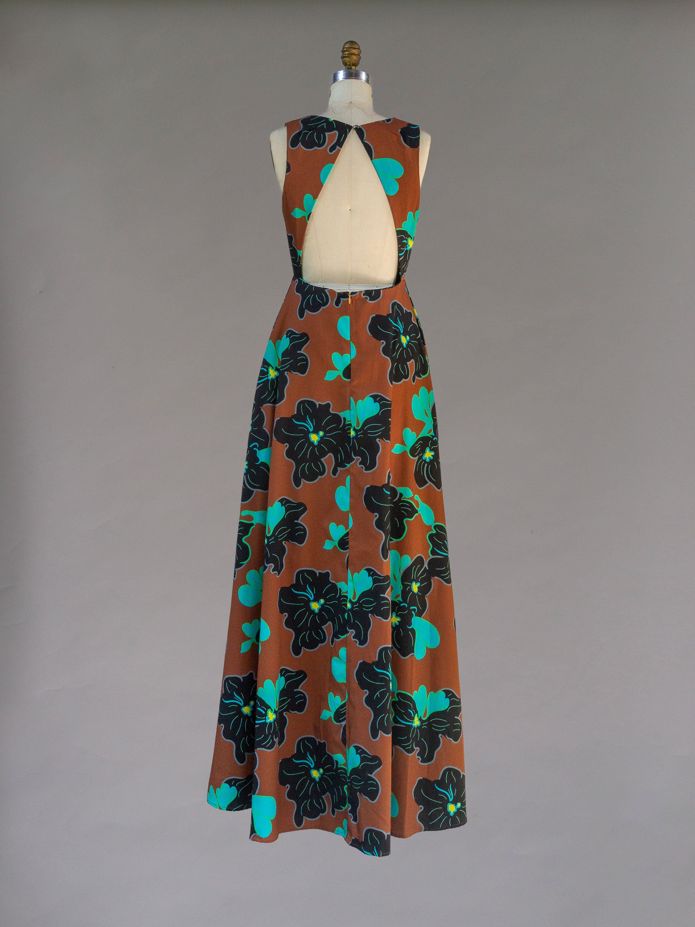 Origami Dress 1961 Chestnut