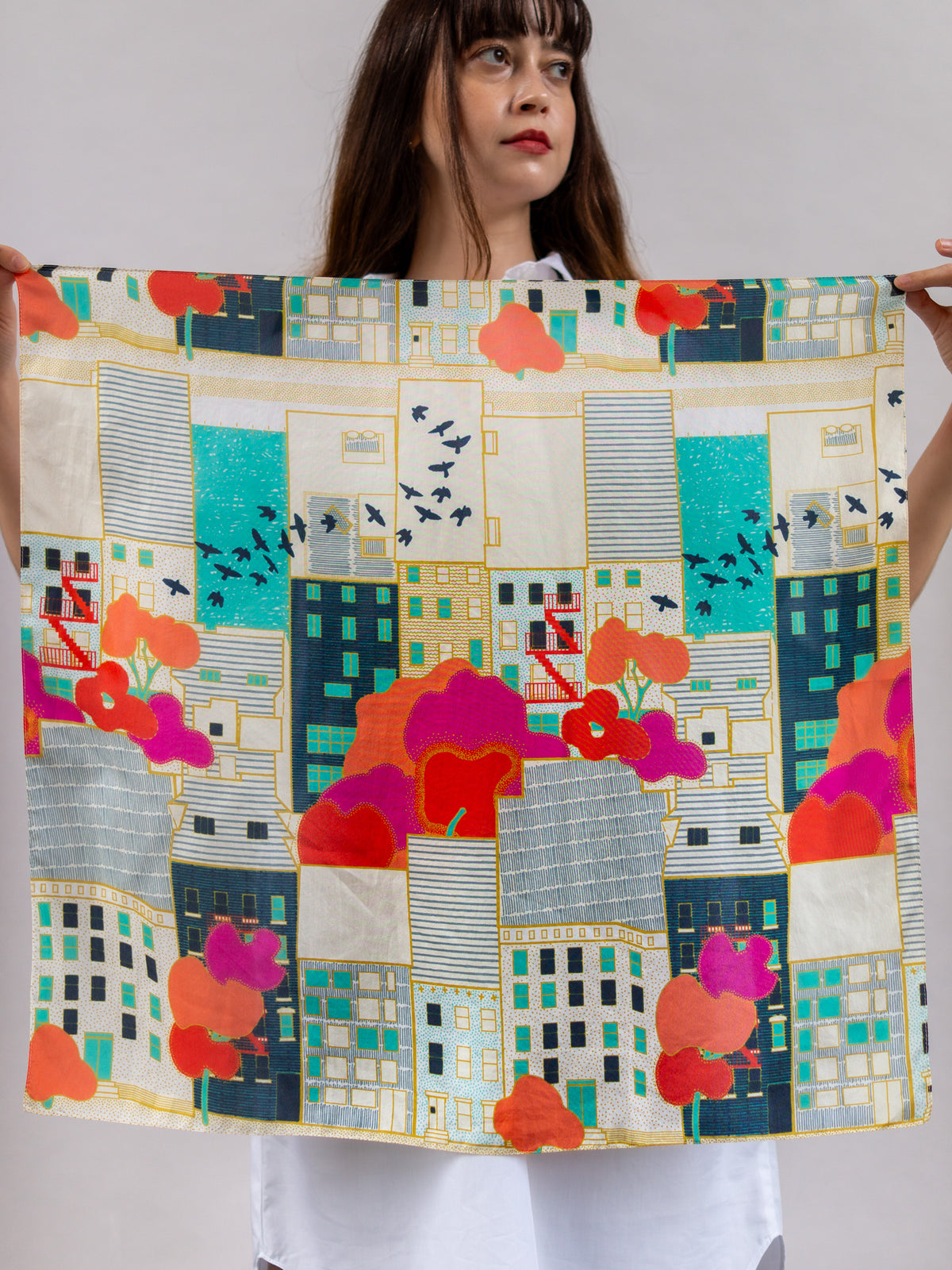 Silk Square Scarf Brklyn My Store