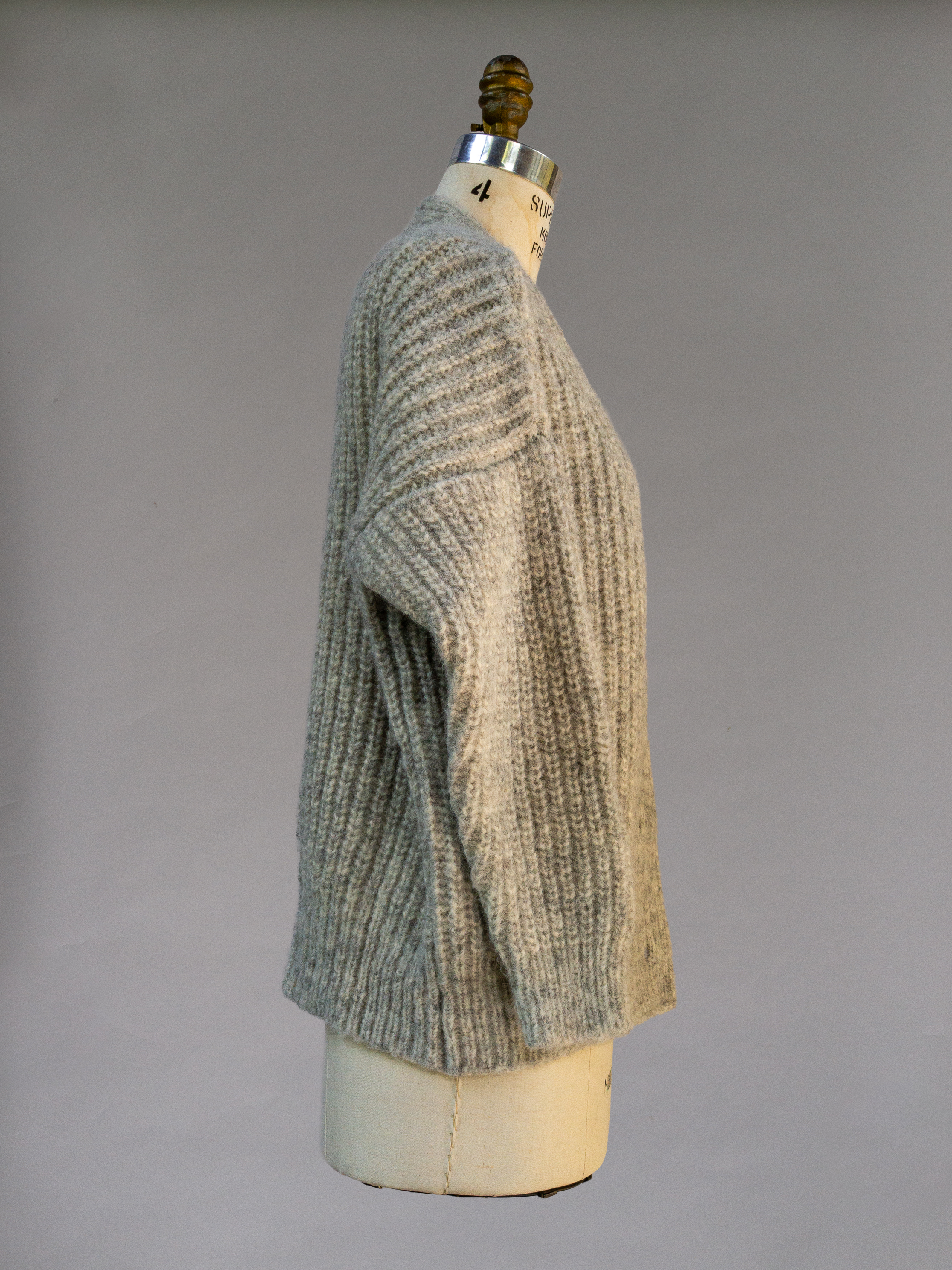 Undyed Cardigan Sweater