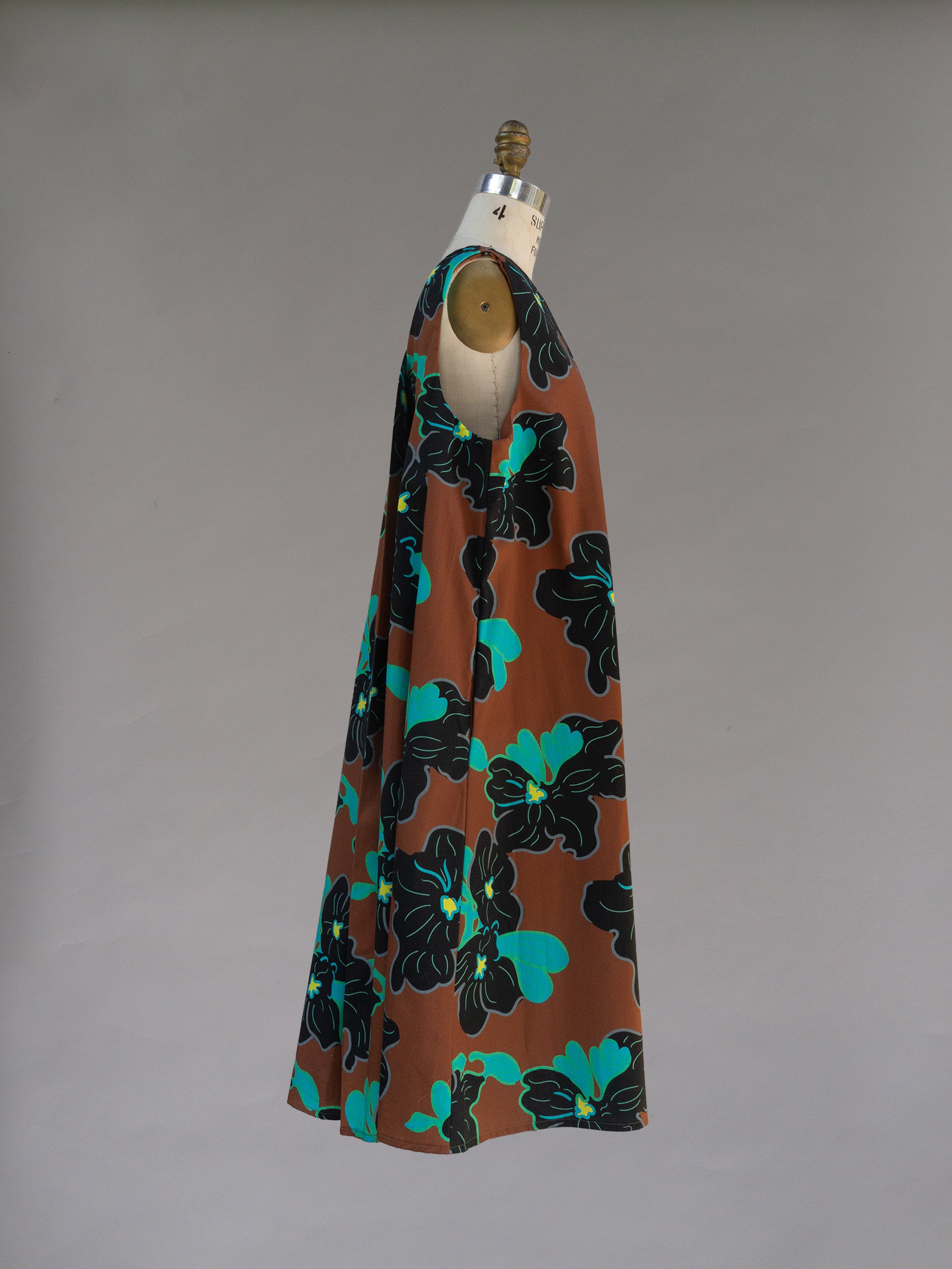 Watteau Dress 1961 Chestnut