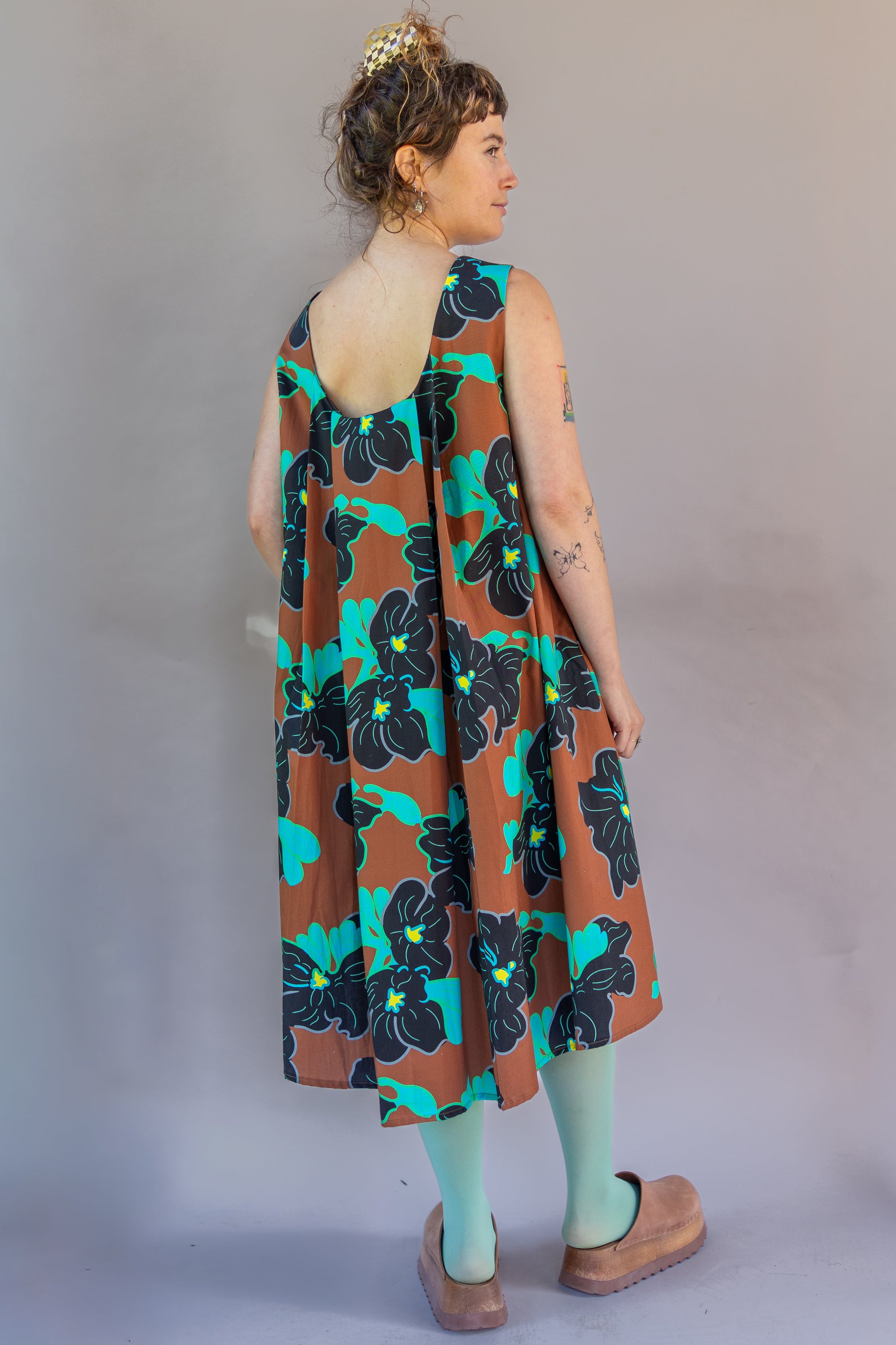 Watteau Dress 1961 Chestnut