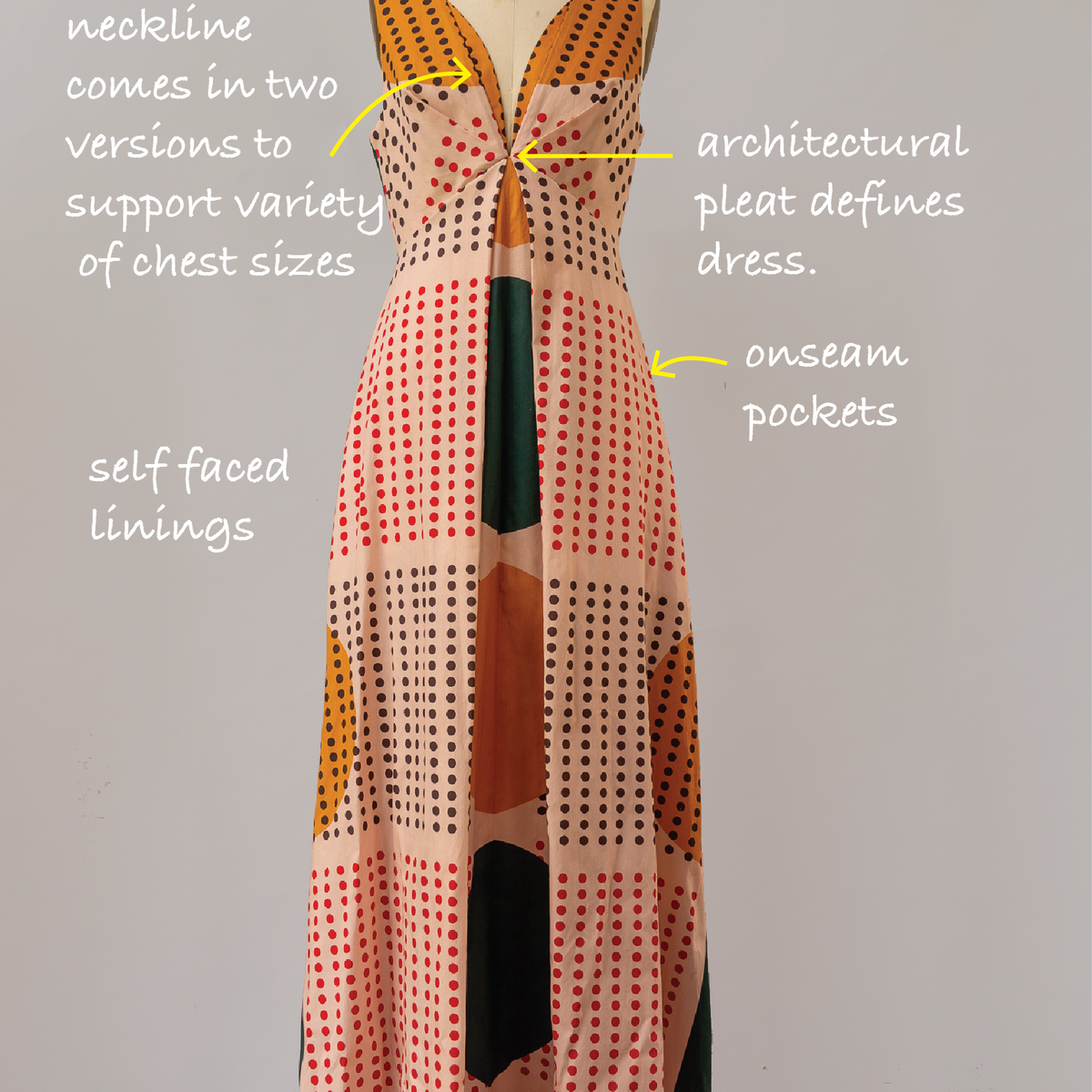 open lace back dress Origami Dress