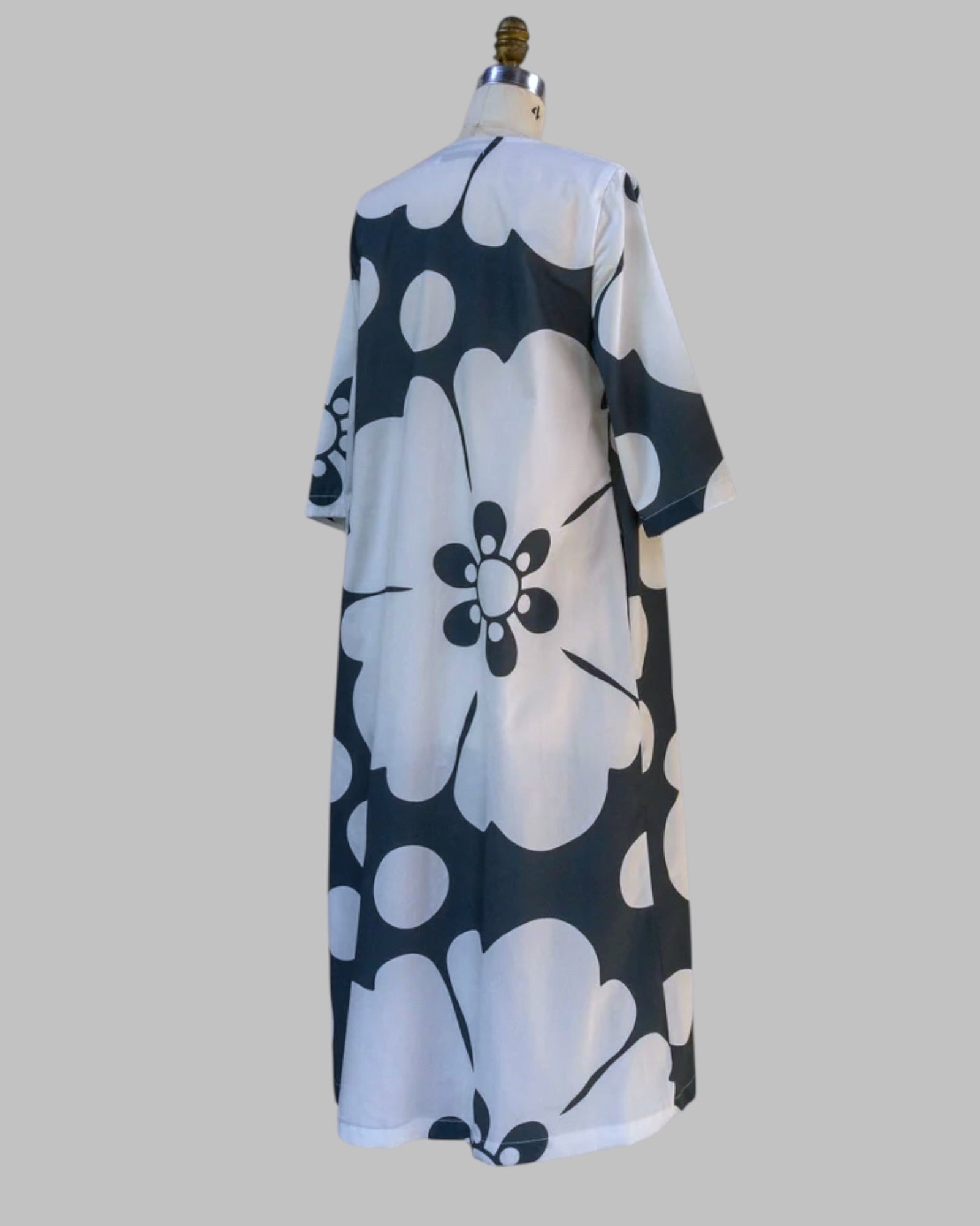 Jumbo Pareo Fabric Navy Language of the Birds