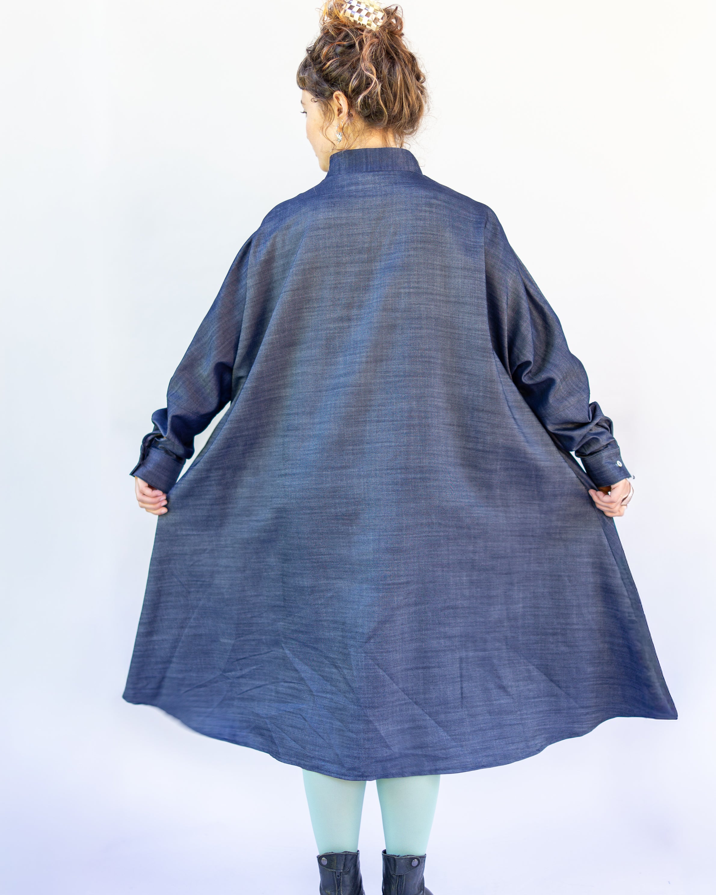 Margrethe Dress Tencel Denim