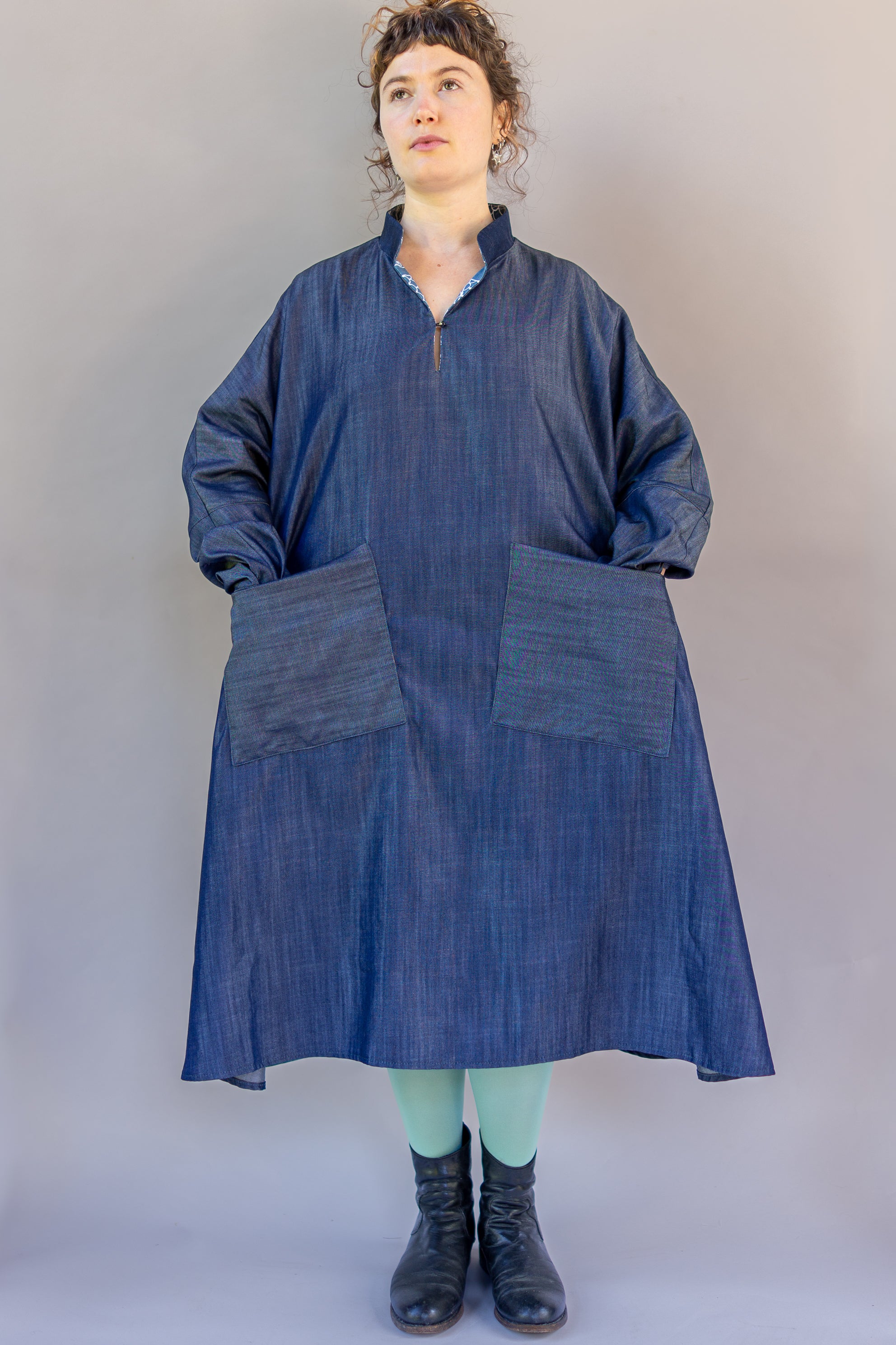 Margrethe Dress Tencel Denim