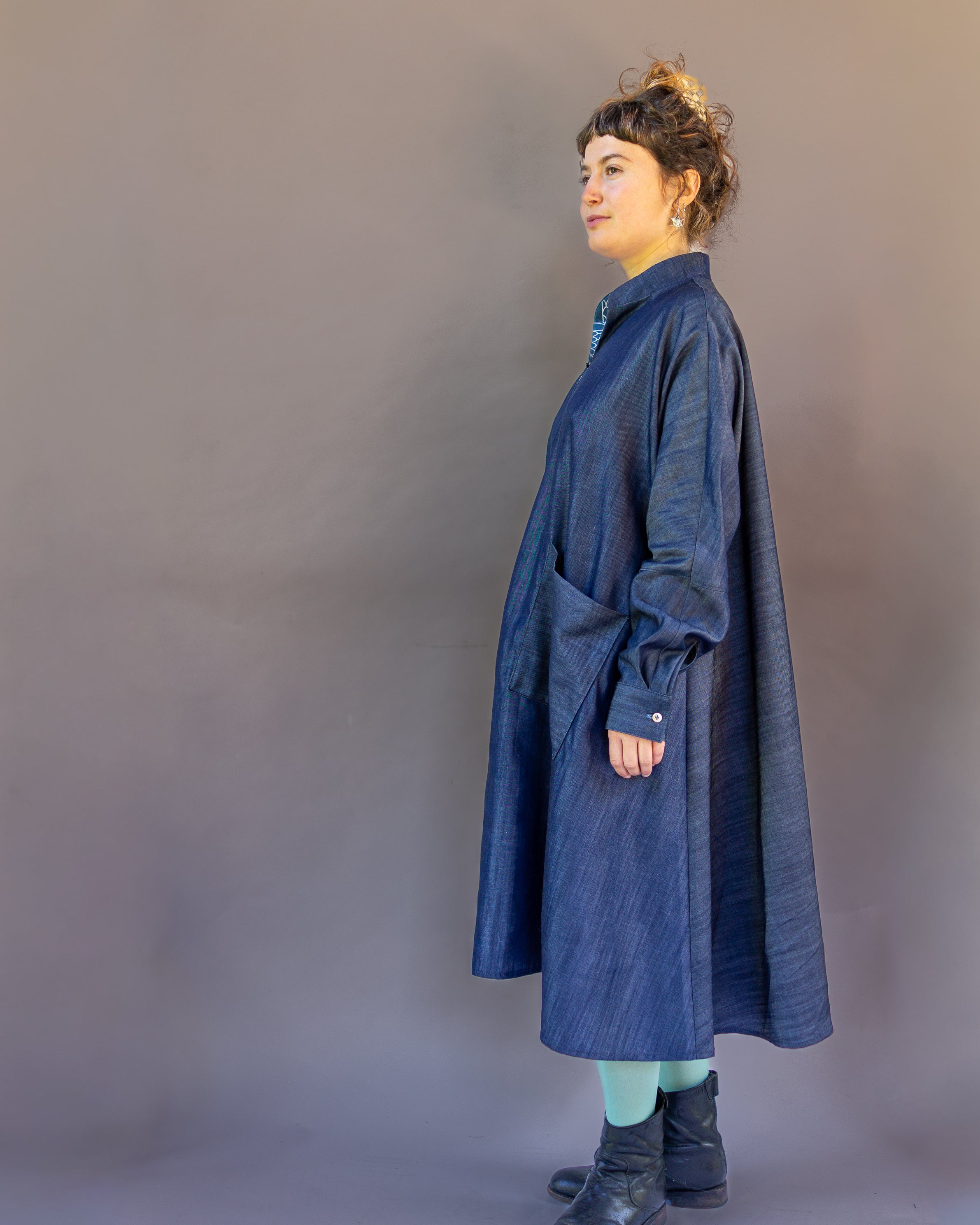 Margrethe Dress Tencel Denim