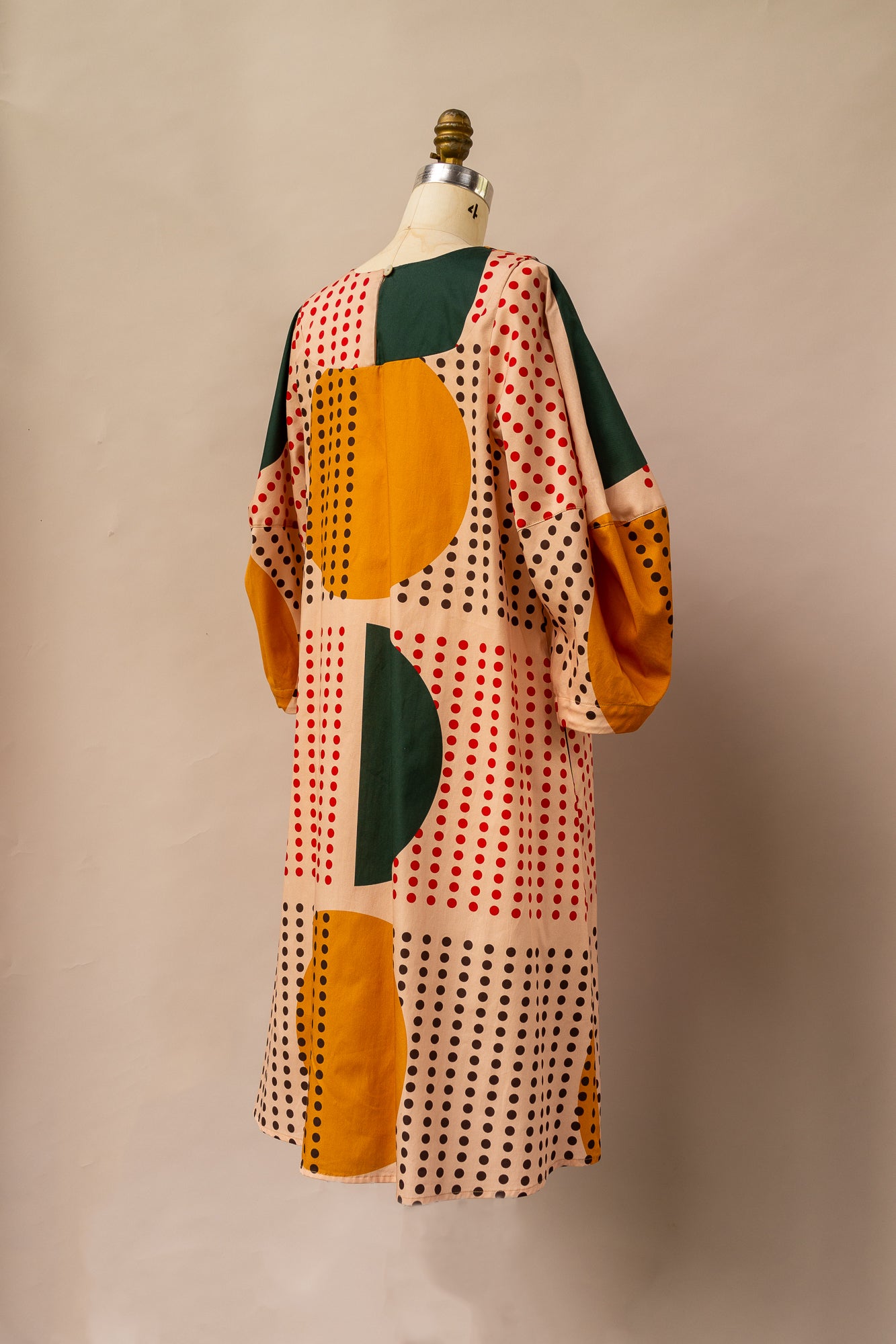 Bib Dress in Sunrise Print