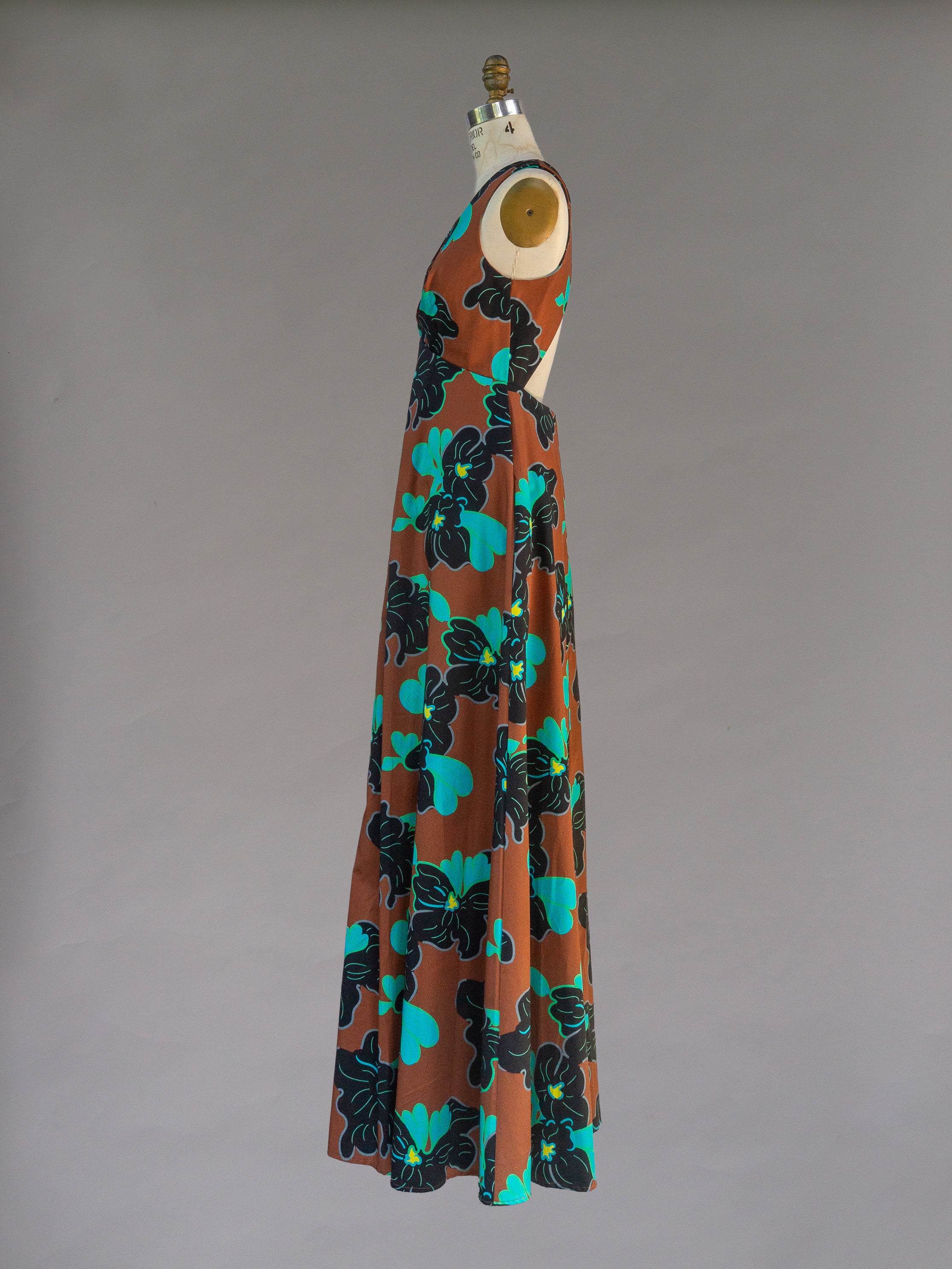 Origami Dress 1961 Chestnut