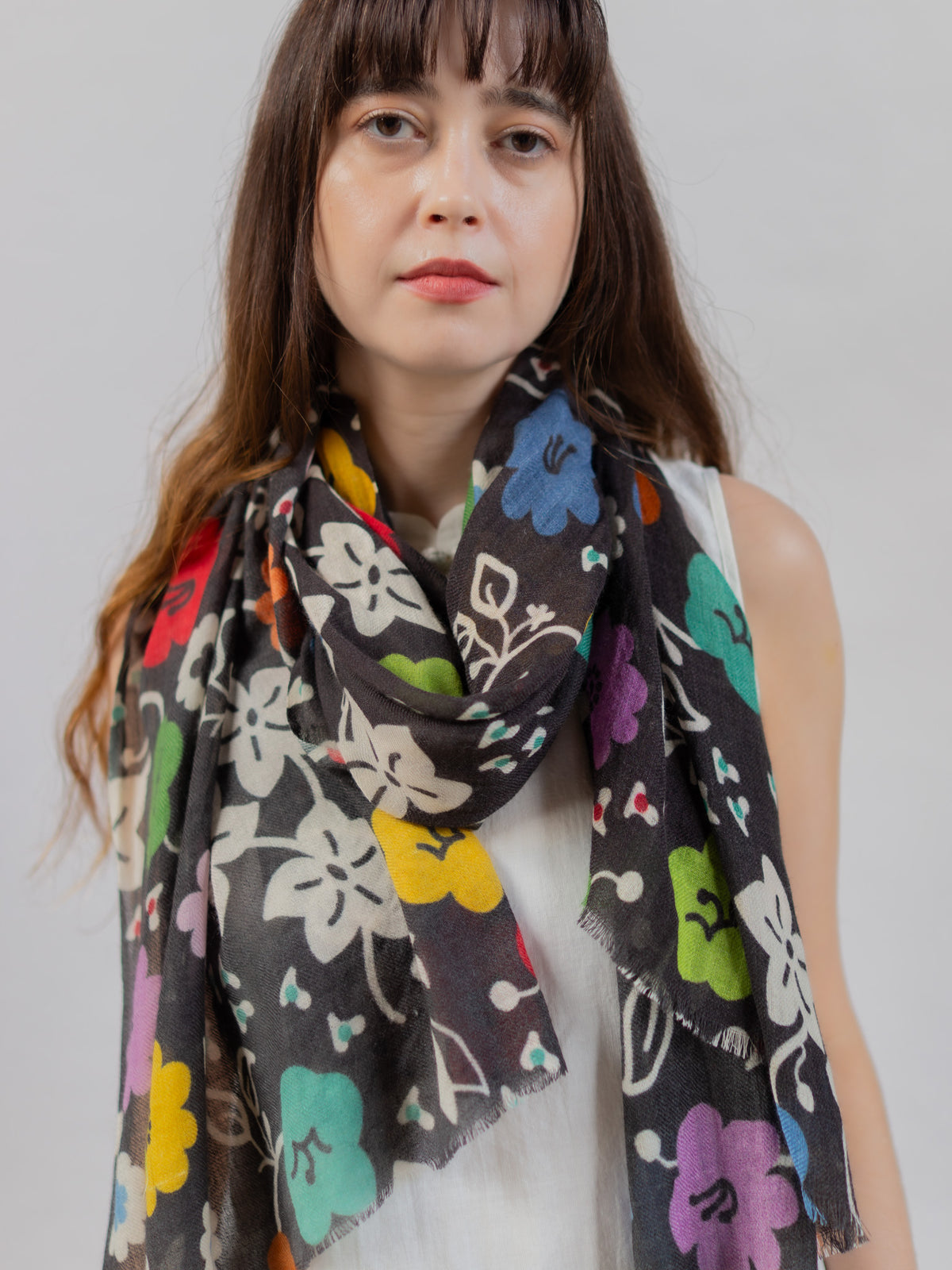 Gossamer Wool Scarf Ditsy My Store