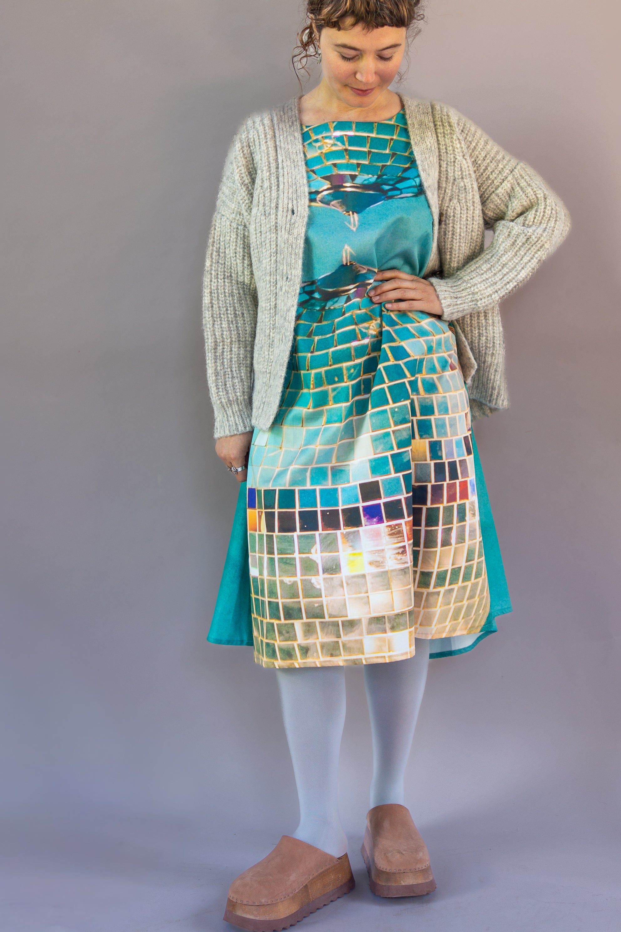 Undyed Cardigan Sweater